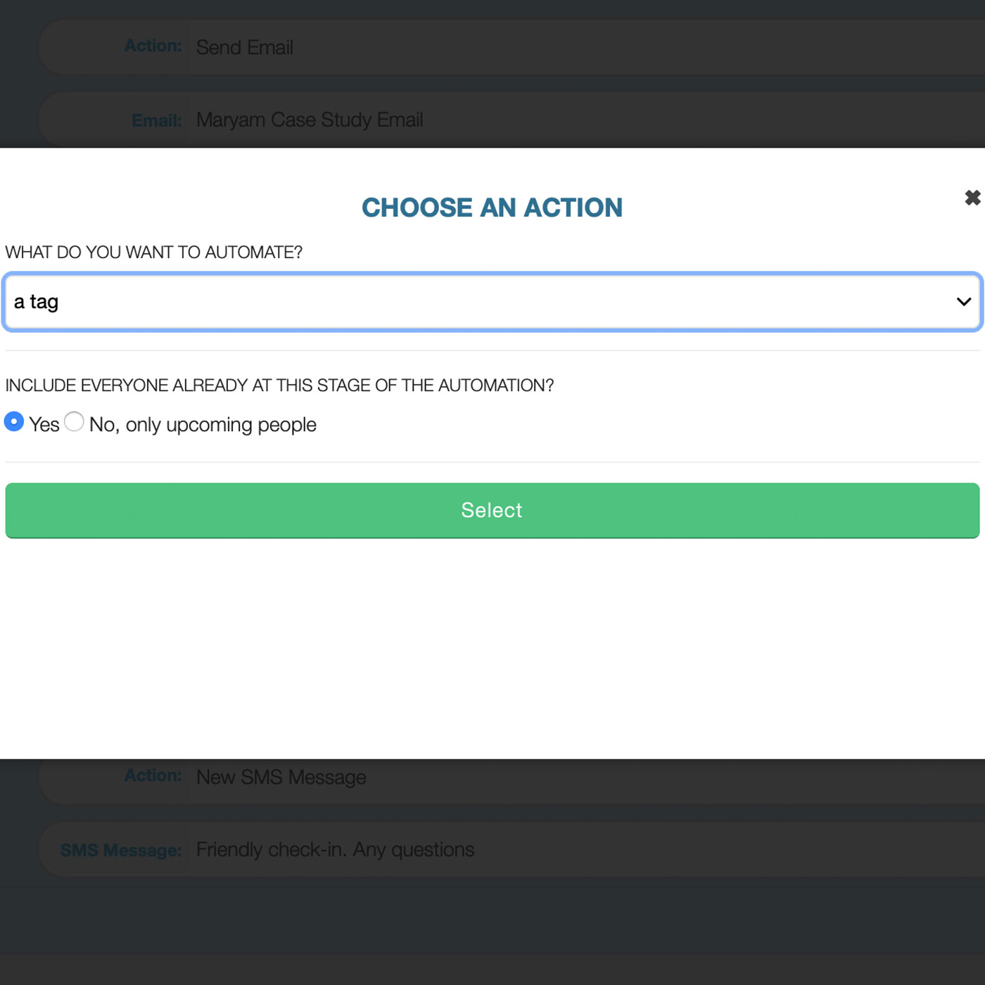 Automatic contact tagging