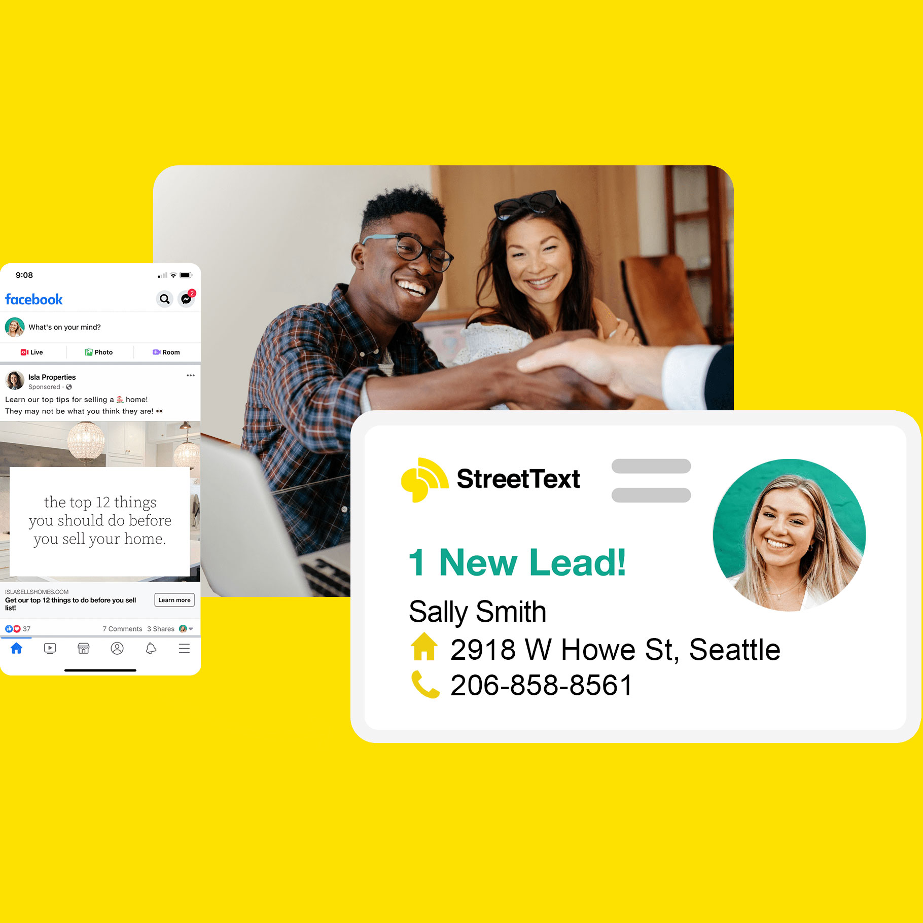 Attracting home sellers from Facebook