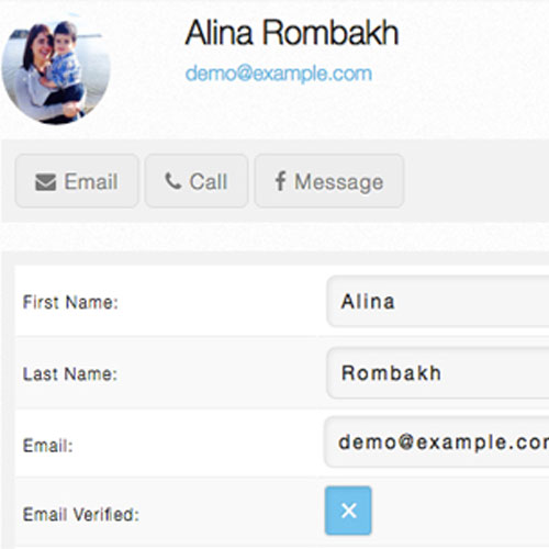 Verified emails and profile matching